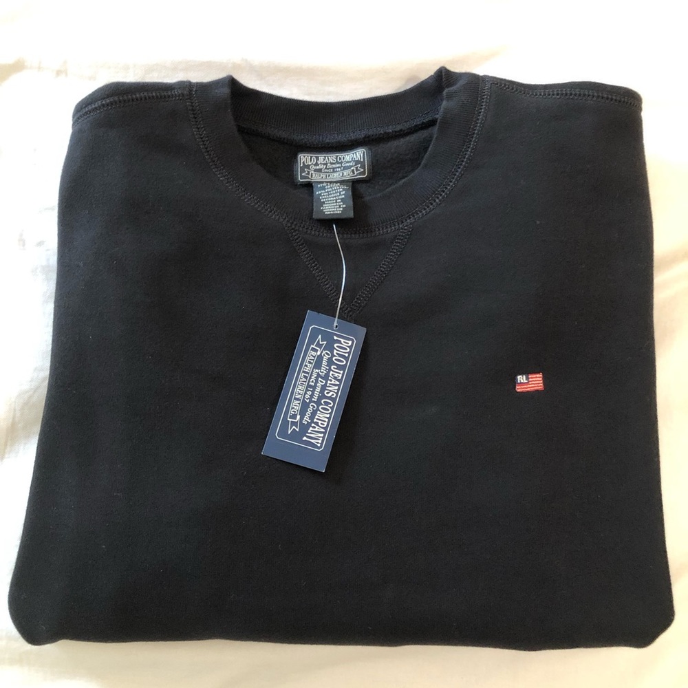 Vtg Ralph Lauren Polo Jeans Co. RL Logo crewneck - Picture 2 of 8